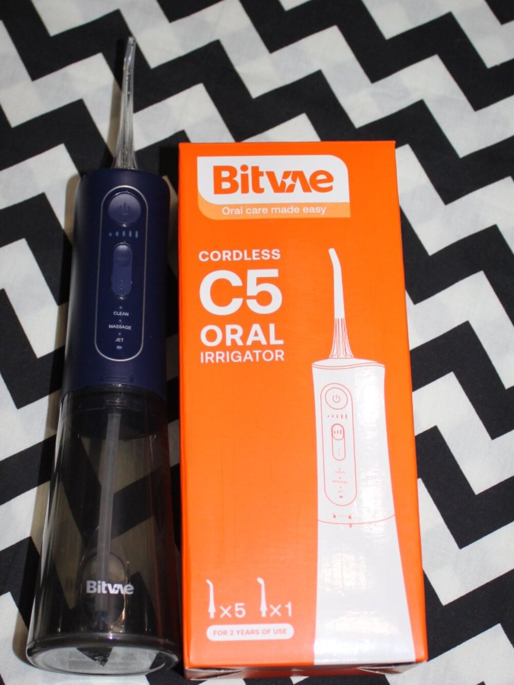 Bitvae Cordless Water Dental Flosser, 3 Modes, 5 Intensities, Waterproof